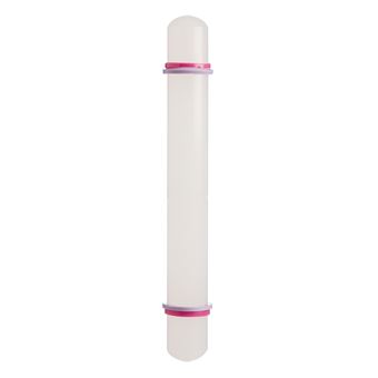 Picture of NON-STICK ROLLING PIN WITH SIZING RINGS 23CM